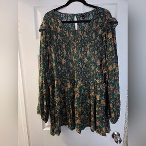 torrid Green Multicolor Knit Top